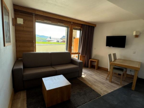 Studio cabine avec balcon, piscine, spa, animaux admis, accès direct pistes - Belle Plagne - FR-1-181-2825